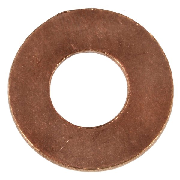 Midwest Fastener Flat Washer, Fits Bolt Size 3/8" , Silicon Bronze 4 PK 39987